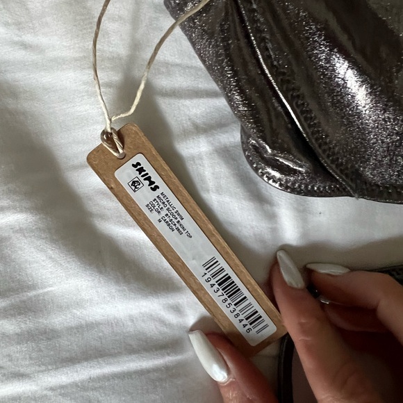 Skims metallic bathing suit top - Picture 3 of 3